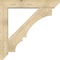 Ekena Millwork Balboa Slat Rough Sawn Bracket w/ Offset Brace, Douglas Fir, 8"W x 46"D x 46"H BKT0806X46X46BOA06RDF - alternate 3